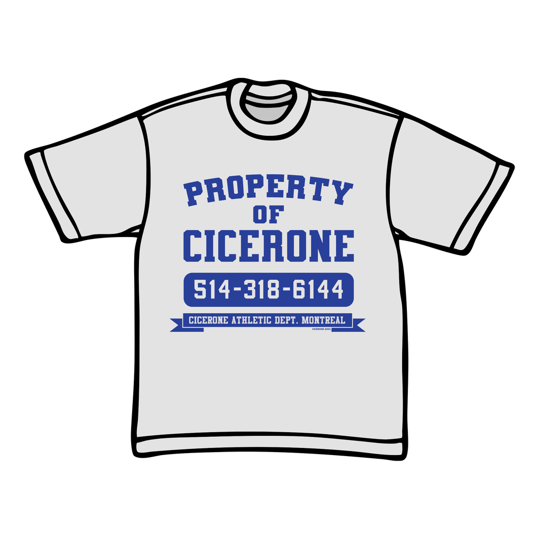 PROPERTY OF CICERONE (GRIS HEATHER)